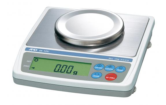 A&D EJ-120 precision scale: Zero point calibration with the