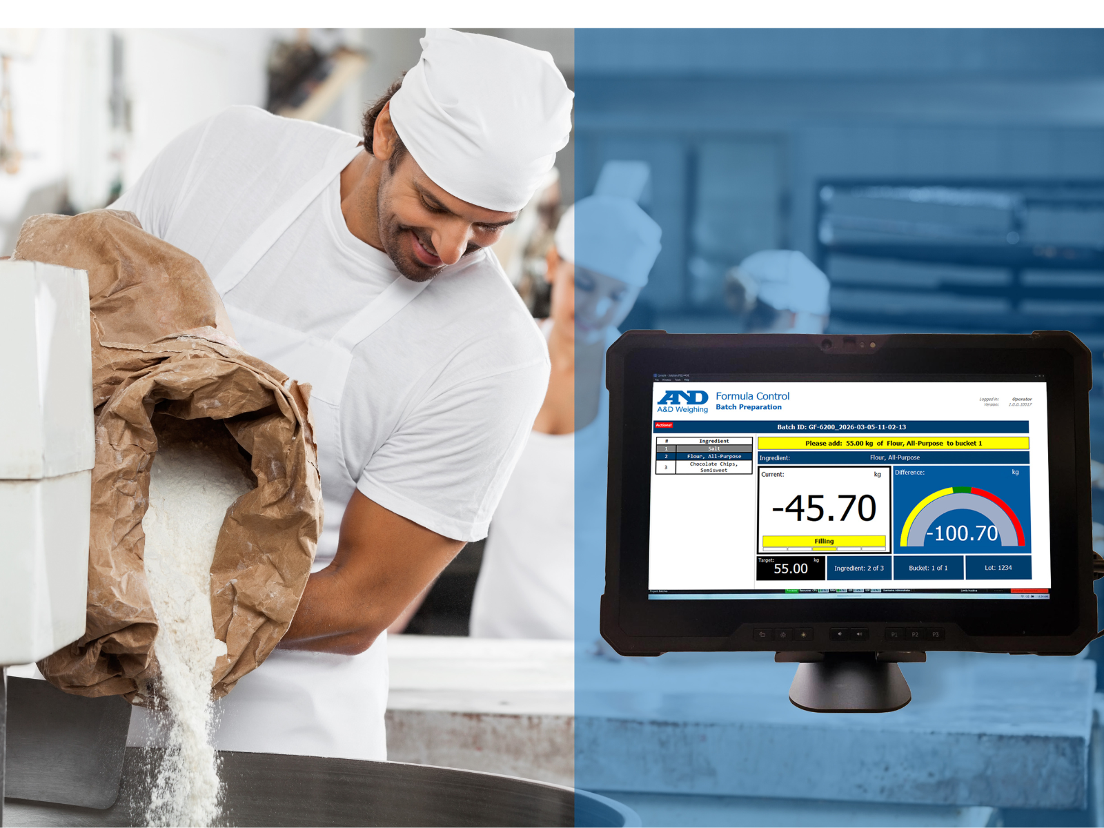 iTest Formula Control Batching Weighing software